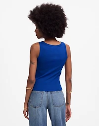 Re)generative Cotton Essential High-Neck Tank | Madewell