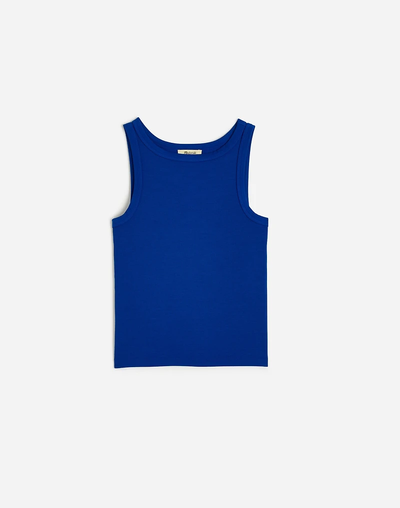 Re)generative Cotton Essential High-Neck Tank | Madewell