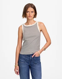Re)generative Cotton Essential High-Neck Tank | Madewell