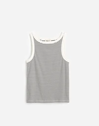 Re)generative Cotton Essential High-Neck Tank | Madewell