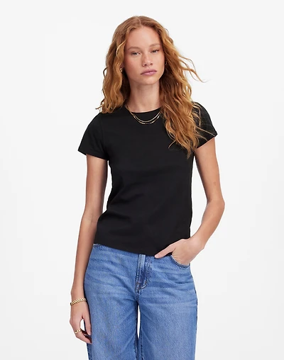Essential Slim Tee Lightweight Cotton | Madewell