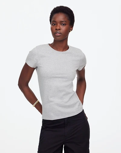 Essential Slim Tee Lightweight Cotton | Madewell