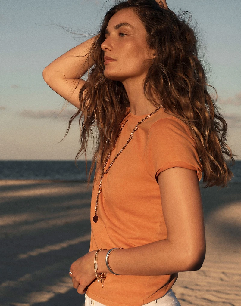 Essential Slim Tee Lightweight Cotton | Madewell