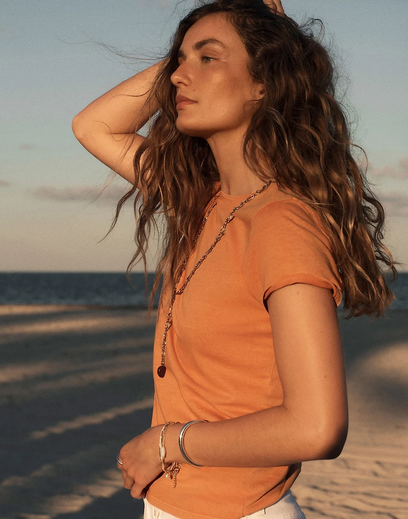 Essential Slim Tee Lightweight Cotton | Madewell