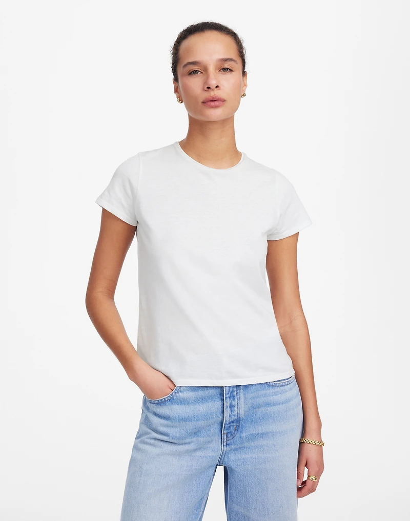 Essential Slim Tee Lightweight Cotton | Madewell