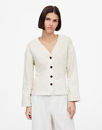 Darted Cardigan Sweatshirt | Madewell