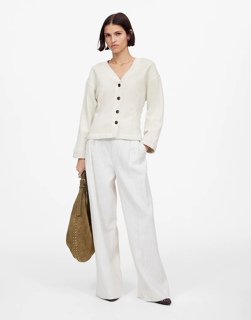 Darted Cardigan Sweatshirt | Madewell