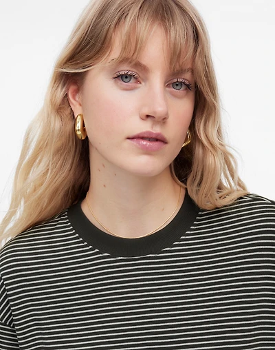 Sweatshirt Tee in Stripe | Madewell