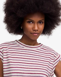 Boxy Muscle Tee in Stripe | Madewell