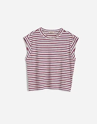 Boxy Muscle Tee in Stripe | Madewell