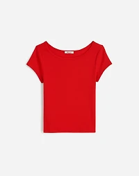 (Re)generative Cotton Ribbed Cap-Sleeve Tee | Madewell
