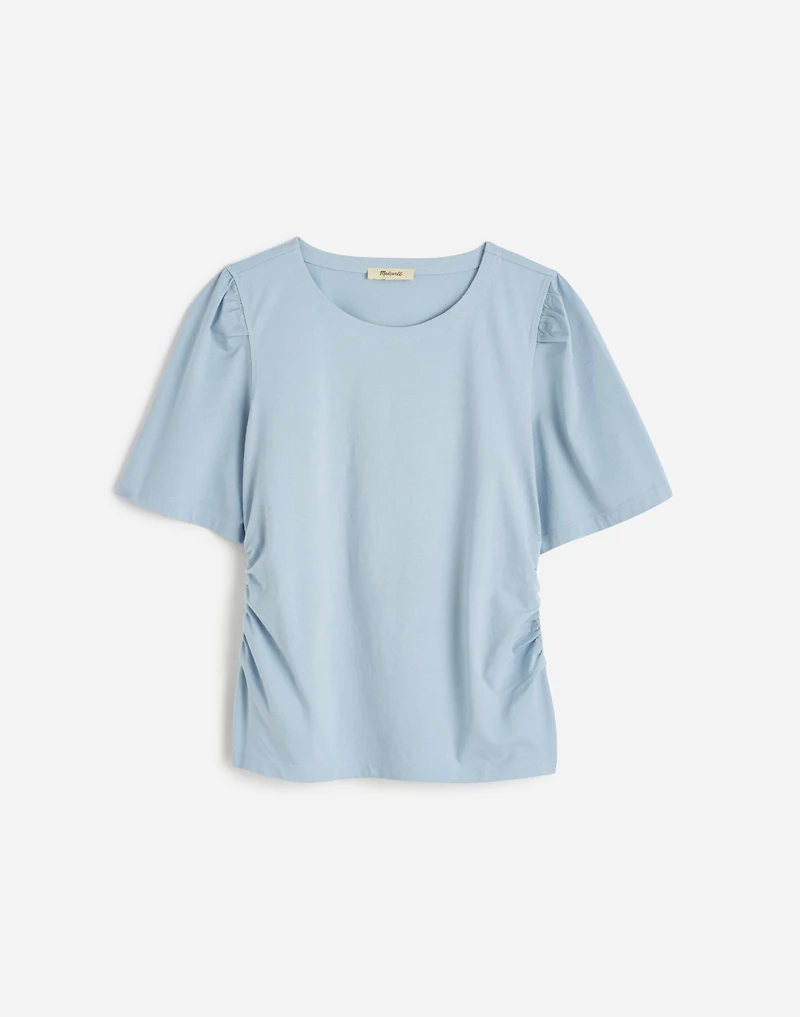 Side-Cinch Puff-Sleeve Tee | Madewell