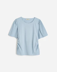 Side-Cinch Puff-Sleeve Tee | Madewell