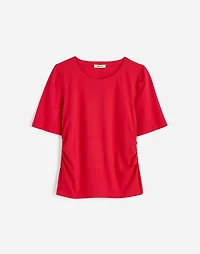 Side-Cinch Puff-Sleeve Tee | Madewell