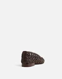 The Ruth Ballet Flat in Woven Leather | Madewell
