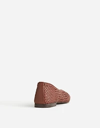 The Mylie Ballet Flat Handwoven Leather | Madewell