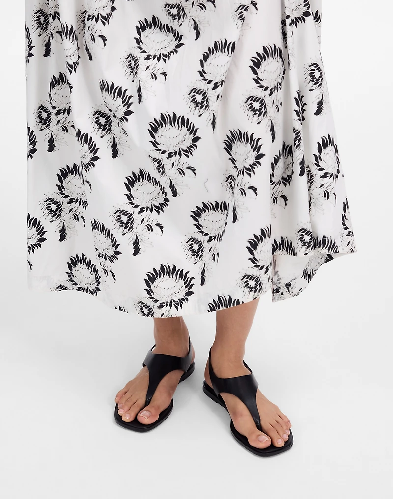 The Kira Covered Thong Sandal | Madewell