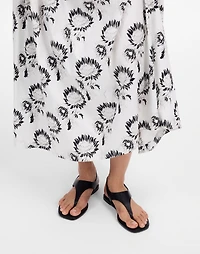The Kira Covered Thong Sandal | Madewell