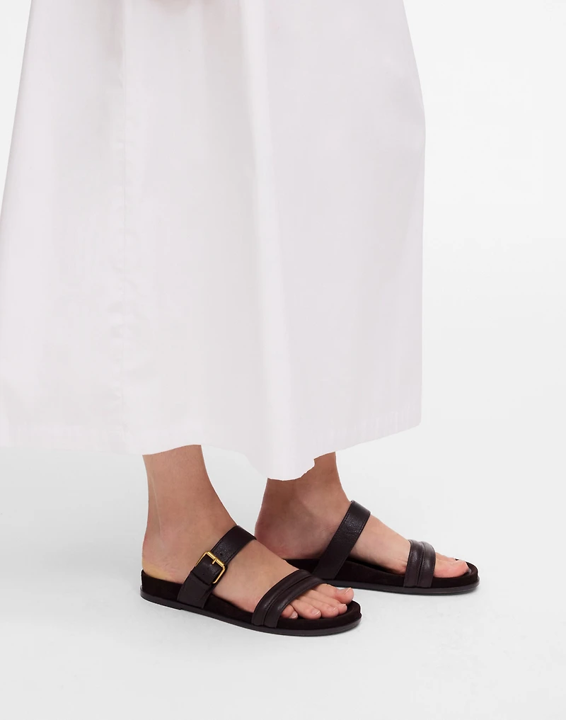 The Dara Double-Strap Slide Sandal | Madewell