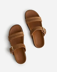 The Dara Double-Strap Slide Sandal | Madewell