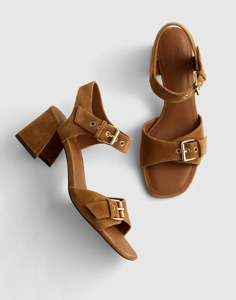The Neeka Ankle-Strap Heeled Sandal | Madewell