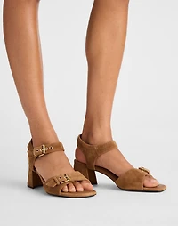 The Neeka Ankle-Strap Heeled Sandal | Madewell