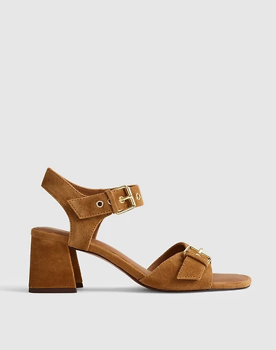 The Neeka Ankle-Strap Heeled Sandal | Madewell