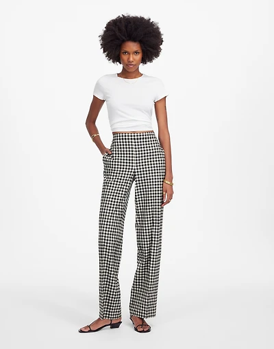 Easy Pull-On Pant in Gingham | Madewell