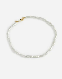 Elongated Pearl Choker Necklace | Madewell