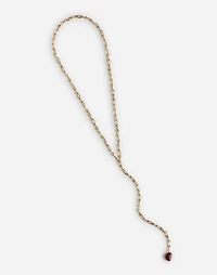 Semiprecious Convertible Chain Necklace