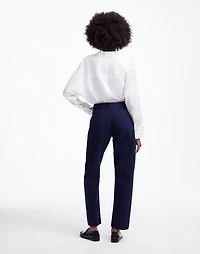 The Darted Barrel-Leg Jean Garment-Dyed Denim | Madewell