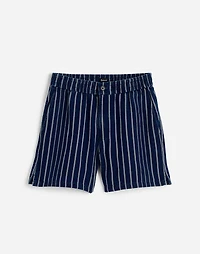 Indigo Stripe Everywear Shorts | Madewell