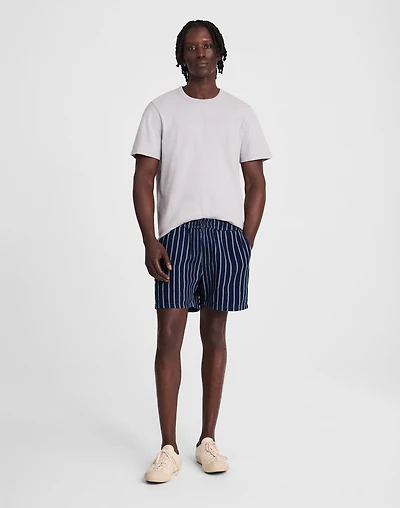 Indigo Stripe Everywear Shorts | Madewell