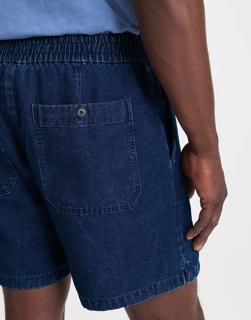 Indigo-Dyed Everywear Shorts | Madewell