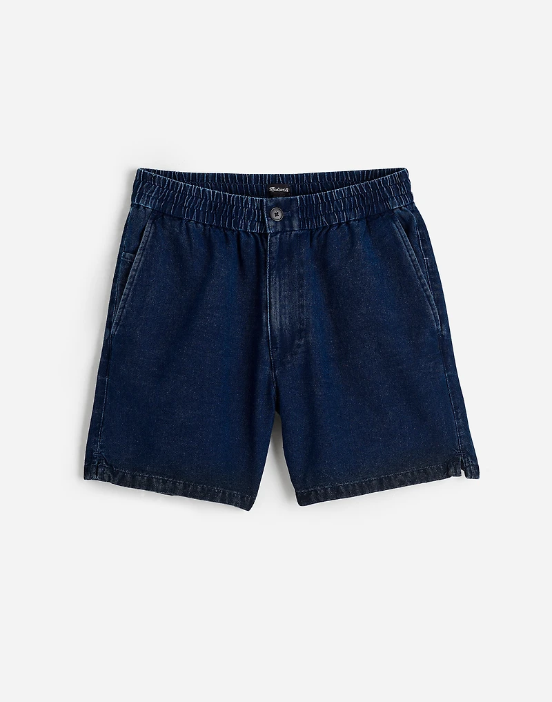 Indigo-Dyed Everywear Shorts | Madewell
