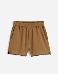 Blanket Stitch Everywear Shorts | Madewell