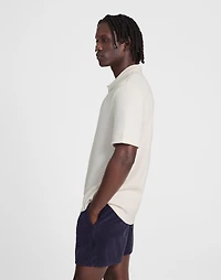 Quarter-Zip Pique Polo Shirt | Madewell