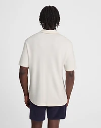 Quarter-Zip Pique Polo Shirt | Madewell