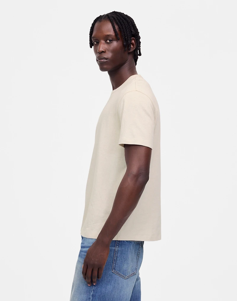 Allday Tee Cotton-Linen Blend | Madewell