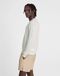 Crewneck Sweater Lightweight Cotton-Linen Blend | Madewell