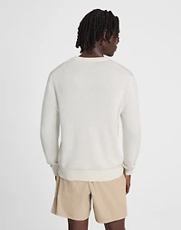 Crewneck Sweater Lightweight Cotton-Linen Blend | Madewell