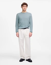 Crewneck Sweater Lightweight Cotton-Linen Blend | Madewell