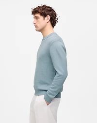 Crewneck Sweater Lightweight Cotton-Linen Blend | Madewell