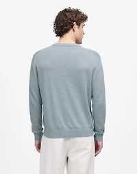 Crewneck Sweater Lightweight Cotton-Linen Blend | Madewell