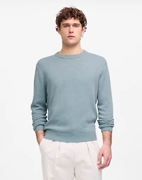 Crewneck Sweater Lightweight Cotton-Linen Blend | Madewell