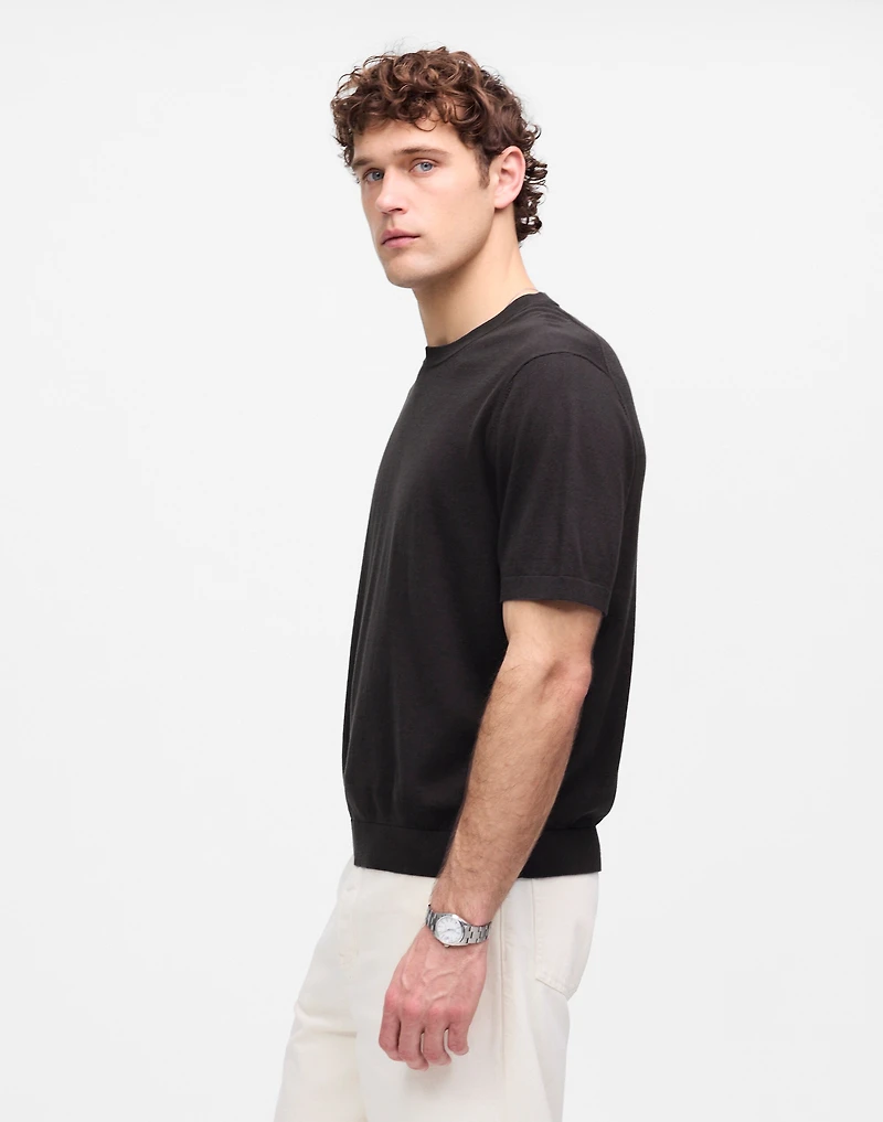 Cotton Crewneck Sweater Tee | Madewell