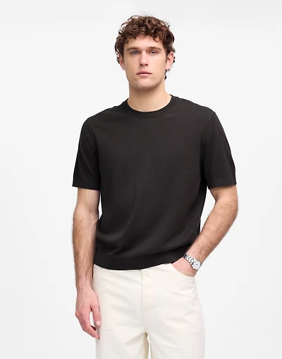 Cotton Crewneck Sweater Tee | Madewell