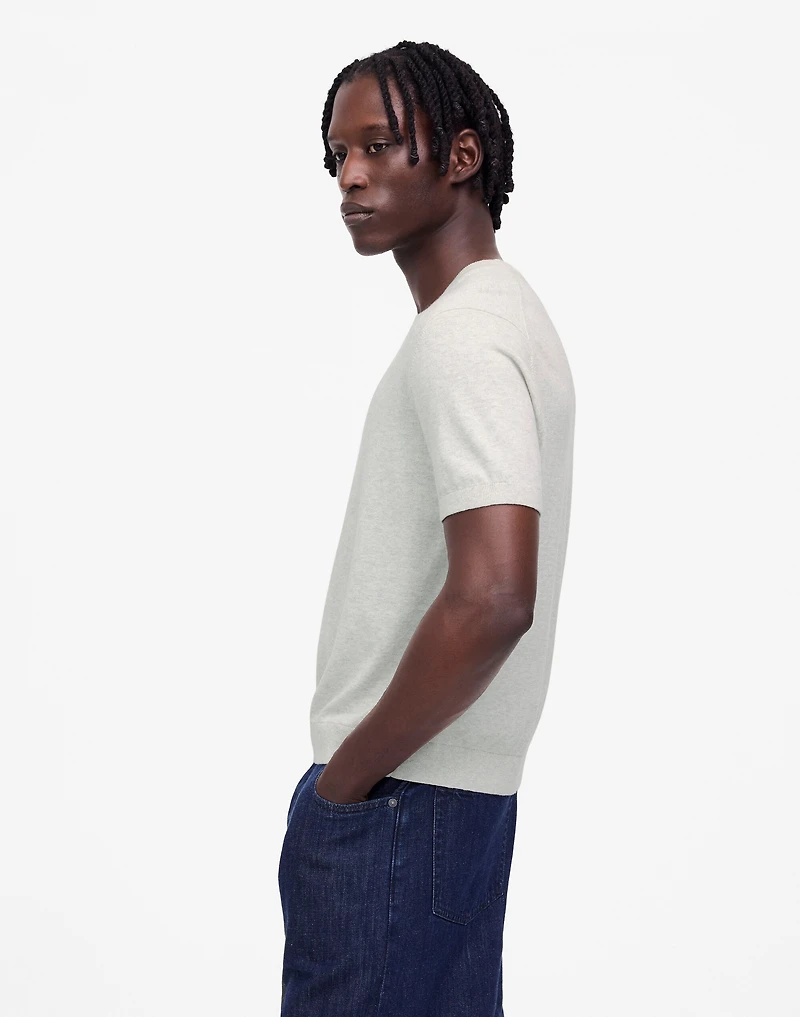 Cotton Crewneck Sweater Tee | Madewell