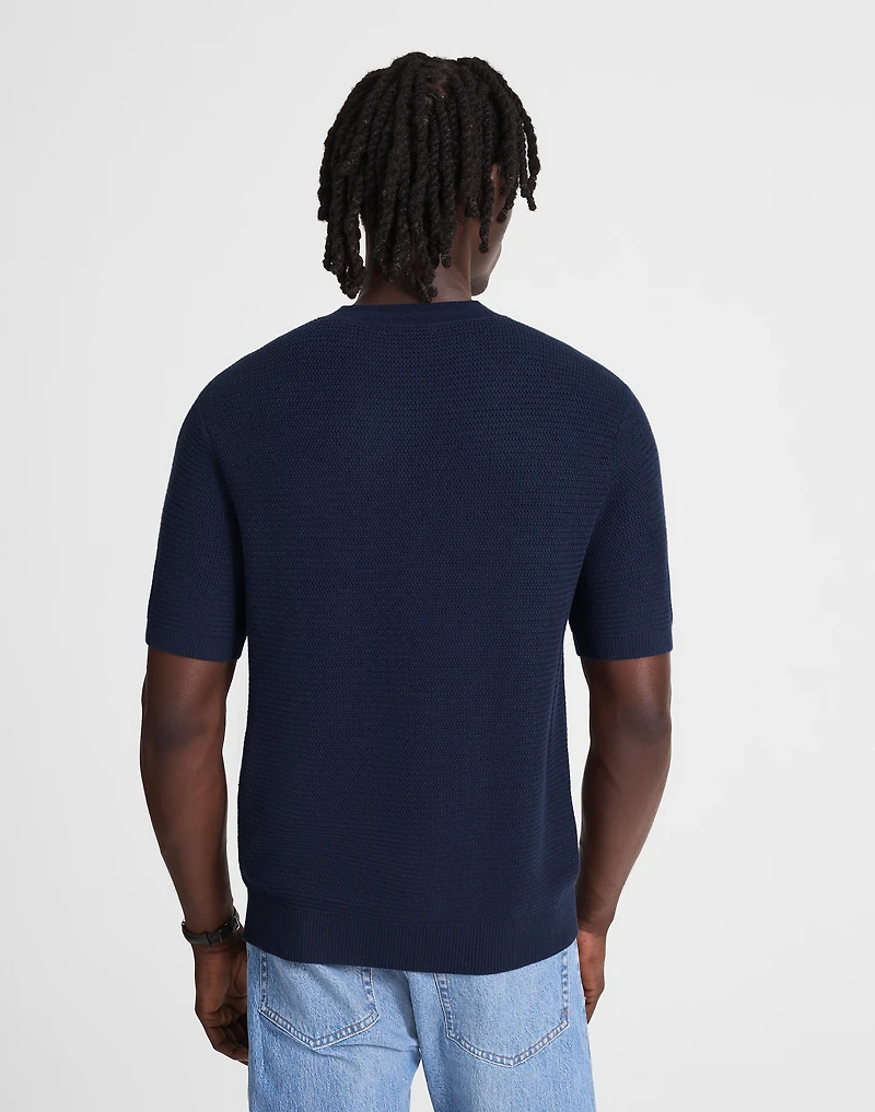 Zig-Zag Stitch Sweater Tee | Madewell