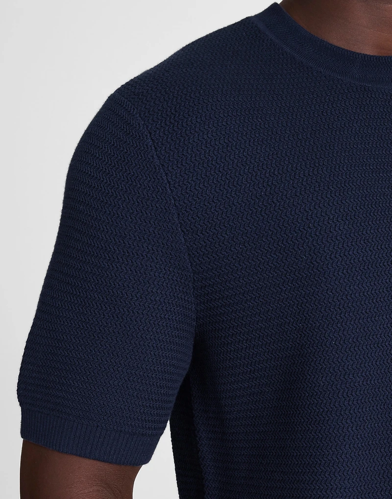 Zig-Zag Stitch Sweater Tee | Madewell